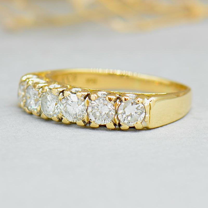 18CT Yellow Gold Diamond 1 Carat Engagement Ring