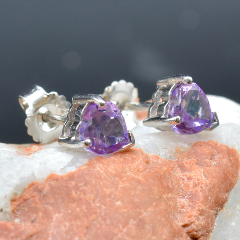 Rose de france hot sale amethyst earrings