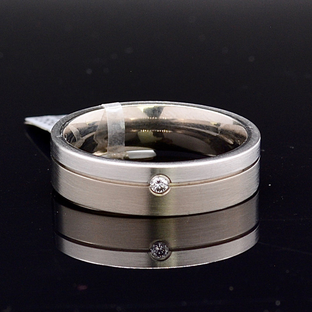 Titanium on sale diamond ring