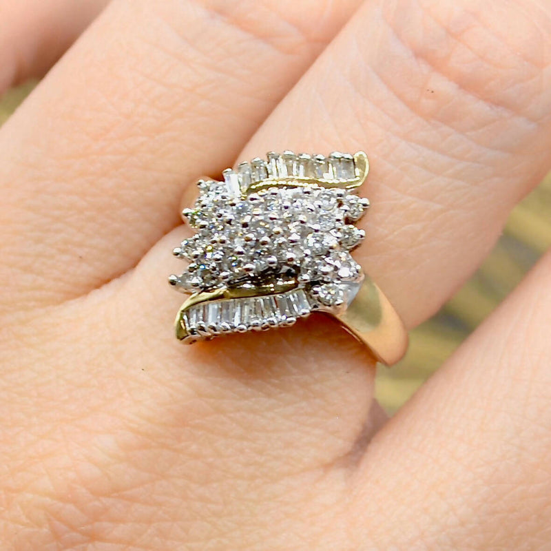 Cheap 10k gold engagement on sale rings